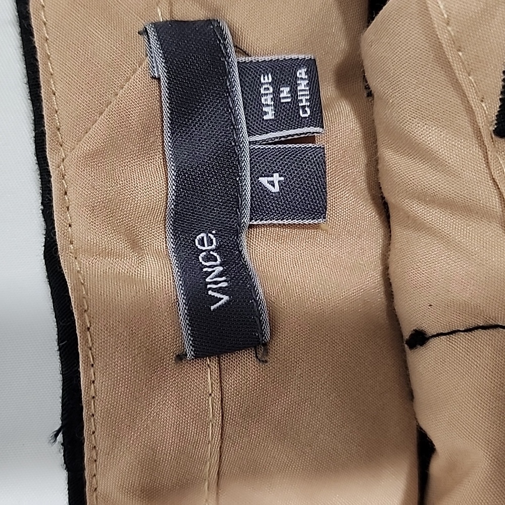 Vince Side Buckle Black Bermuda Short Women's Size 4 - Picture 7 of 10